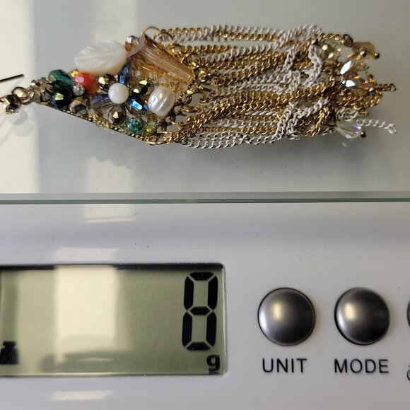 Colourful Long Tassel Earrings - Picture 9 of 9